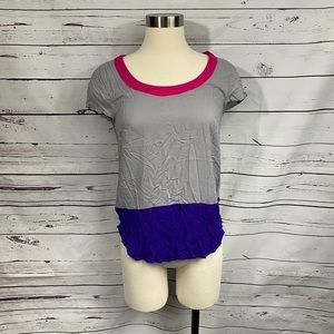 Splendid Grey‎ Color Block Top